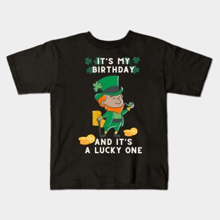 It's My Birthday And It's a lucky one Kids T-Shirt